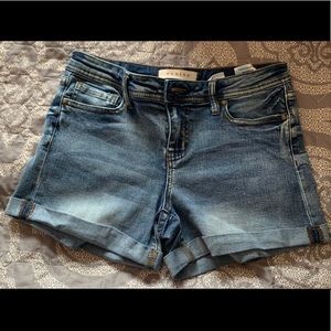 Denim shorts